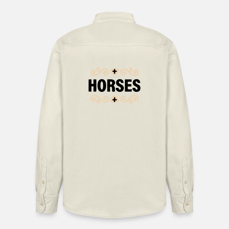 Cavaliers nobles en lettres - Chemise unisexe coupe décontractée bio Stanley/Stella - écru doux