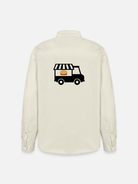 Street food truck - Relaxed Fit Unisex Organic Shirt by Stanley/Stella - soft Ecru