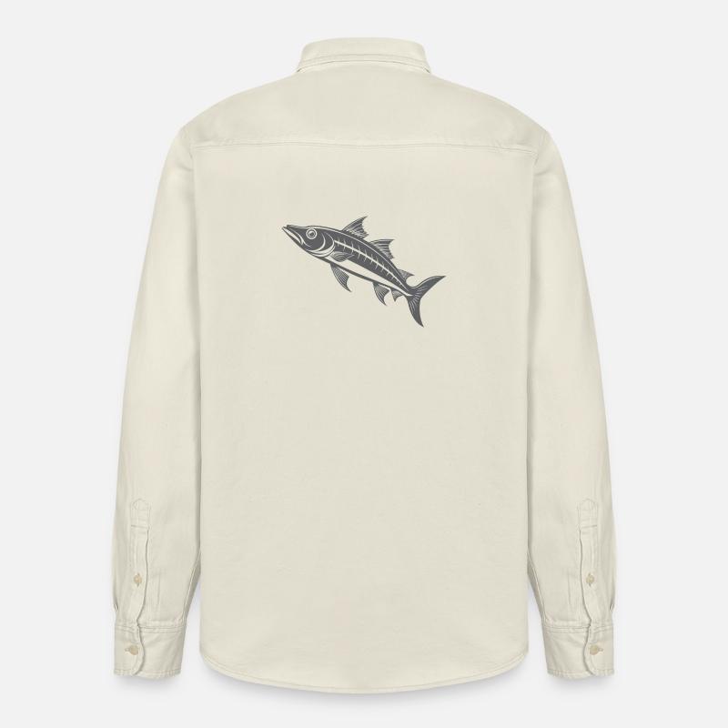 Barracuda - Relaxed Fit Unisex Organic Hemd von Stanley/Stella - Natur