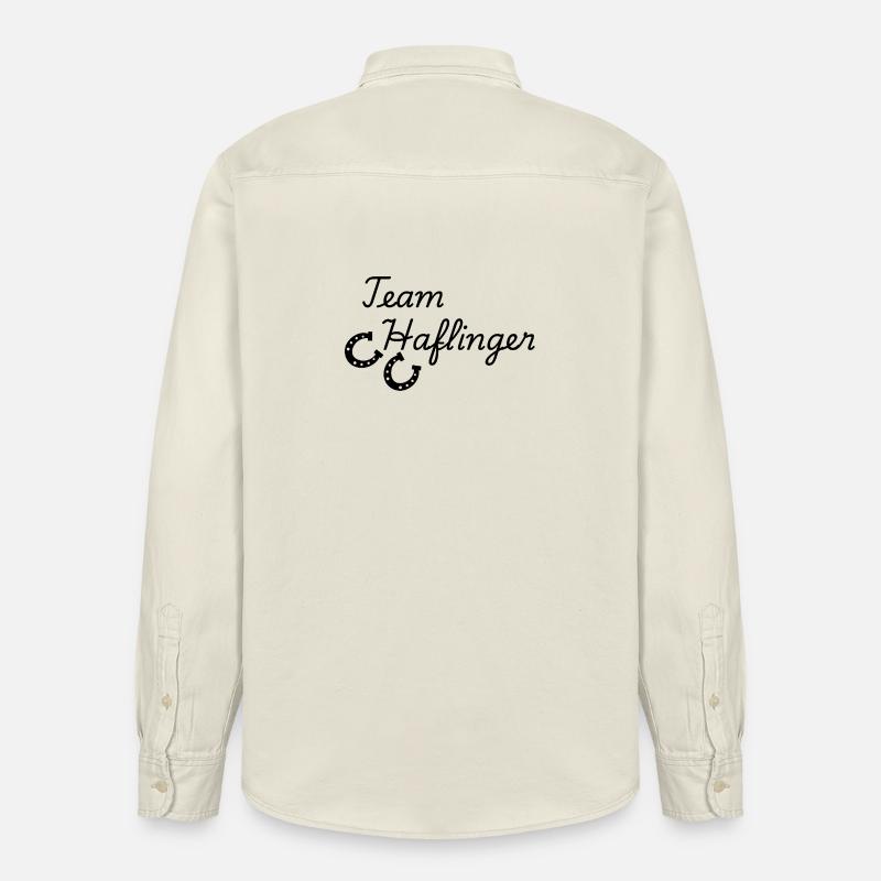 Team Haflinger - Relaxed Fit Unisex Organic Hemd von Stanley/Stella - Natur