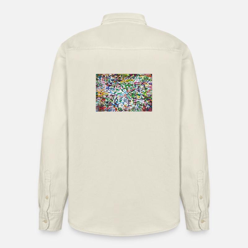 klajggejrdatschj - Relaxed Fit Unisex Organic Hemd von Stanley/Stella - Natur