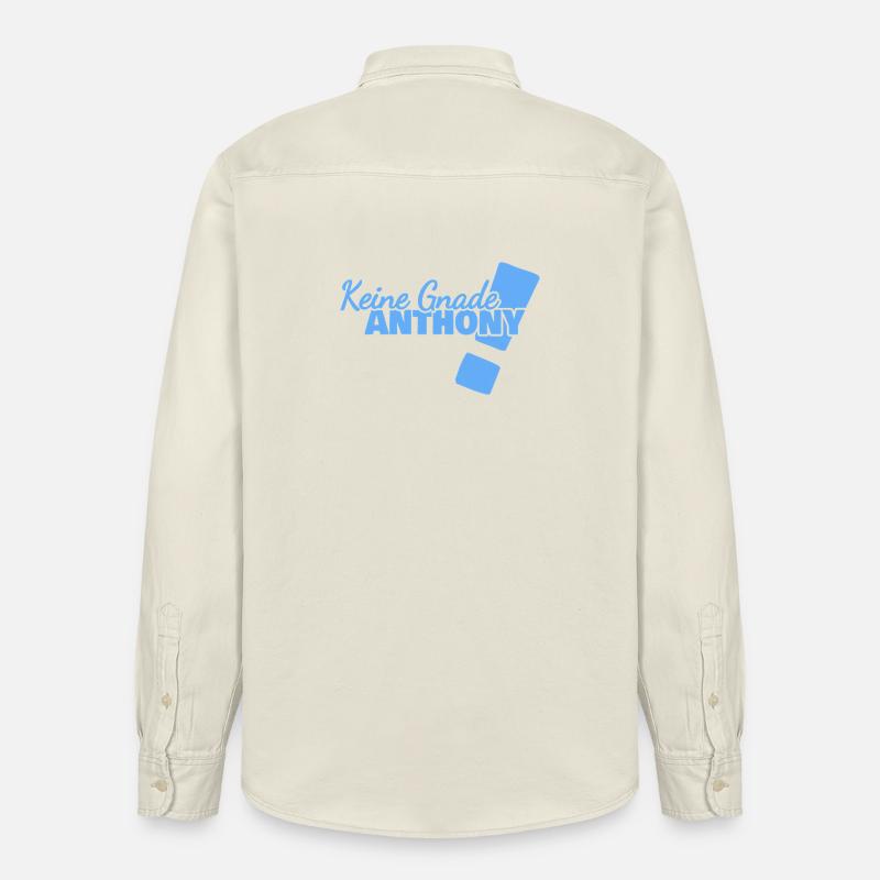 Spruch Anthony - Relaxed Fit Unisex Organic Hemd von Stanley/Stella - Natur