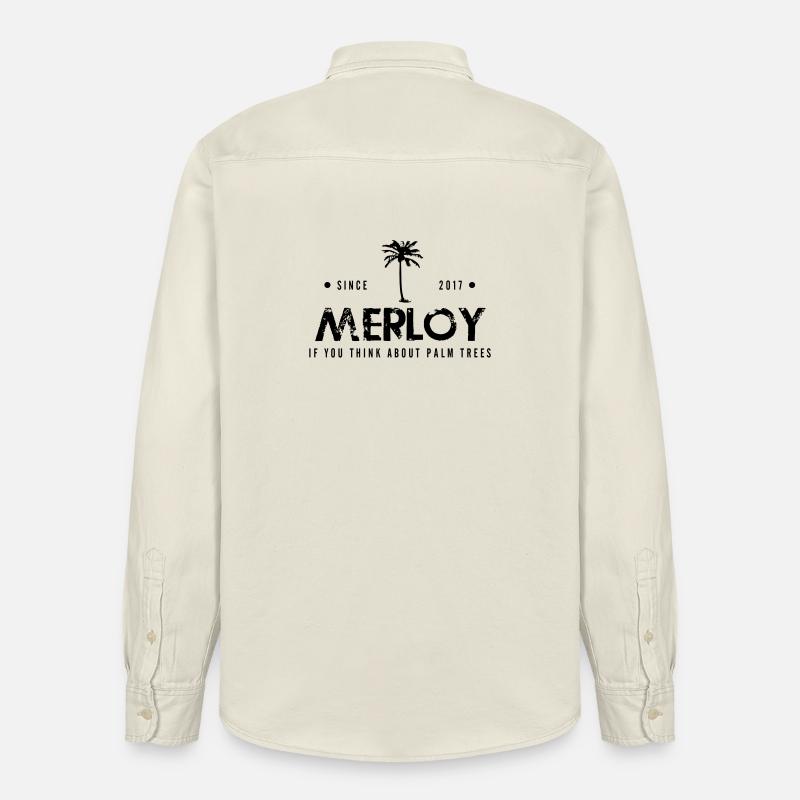 MERLOY - Relaxed Fit Unisex Organic Hemd von Stanley/Stella - Natur