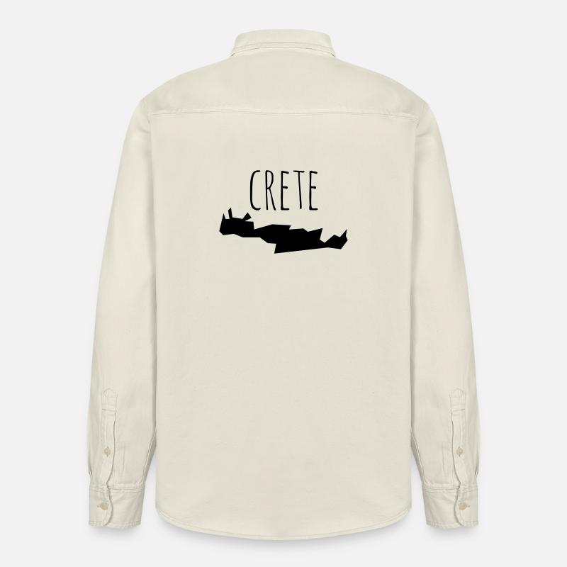 crete - Chemise unisexe coupe décontractée bio Stanley/Stella - écru doux