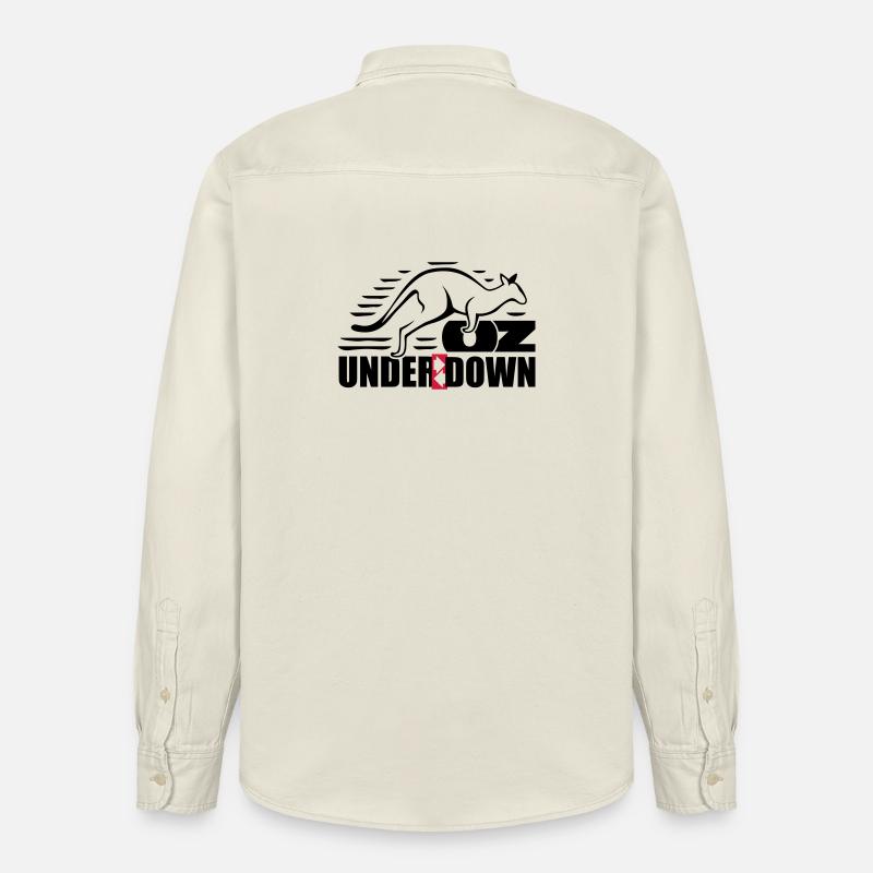 down under - Chemise unisexe coupe décontractée bio Stanley/Stella - écru doux