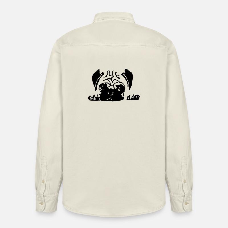 mops - Chemise unisexe coupe décontractée bio Stanley/Stella - écru doux