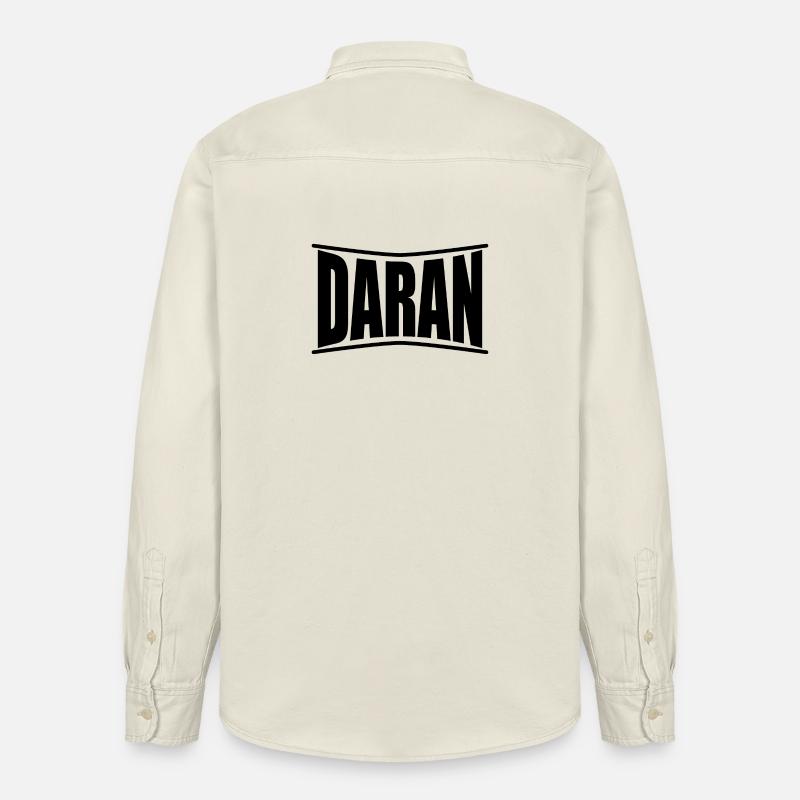 Idée cadeau t-shirt Daran - Chemise unisexe coupe décontractée bio Stanley/Stella - écru doux