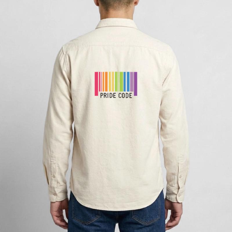 LGBT Pride Monat - Pride Code Relaxed Fit Unisex Organic Hemd von Stanley/Stella