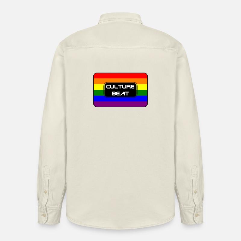 Kultur Beat Pride Logo - Relaxed Fit Unisex Organic Hemd von Stanley/Stella - Natur