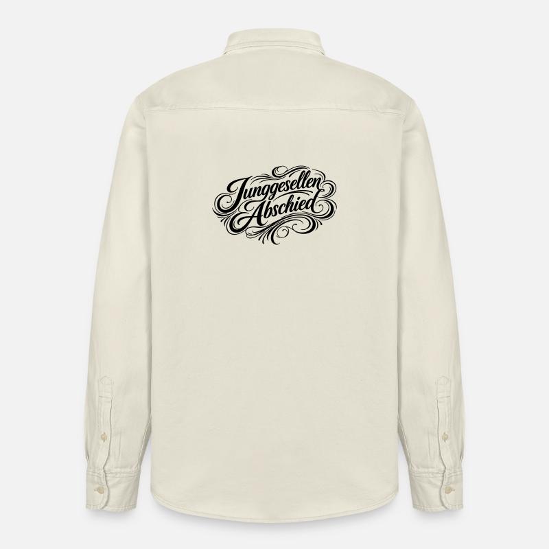 Junggesellenabschied Jga - Relaxed Fit Unisex Organic Hemd von Stanley/Stella - Natur