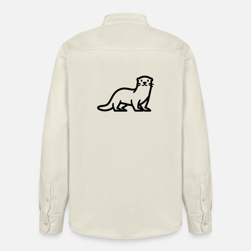 Otter - Relaxed Fit Unisex Organic Hemd von Stanley/Stella - Natur