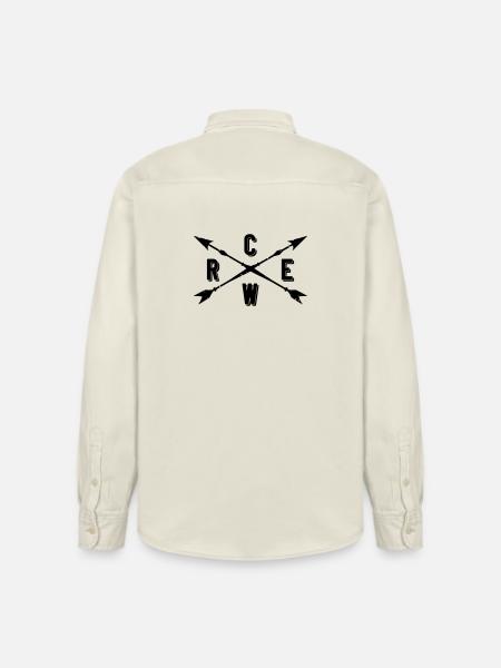 Crew Pfeile - Relaxed Fit Unisex Organic Hemd von Stanley/Stella - Natur