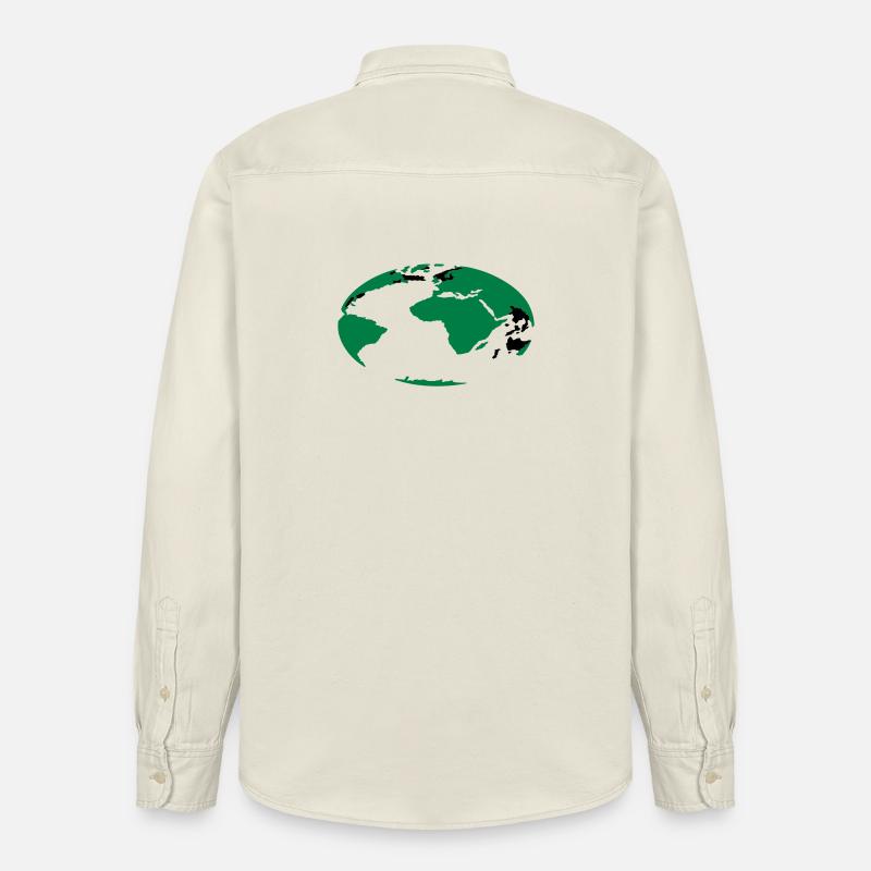Erde - Relaxed Fit Unisex Organic Hemd von Stanley/Stella - Natur