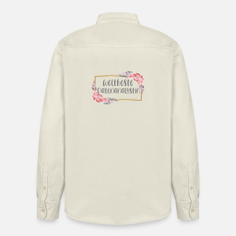 Datenanalystin Datenanalyse Geschenk - Relaxed Fit Unisex Organic Hemd von Stanley/Stella - Natur