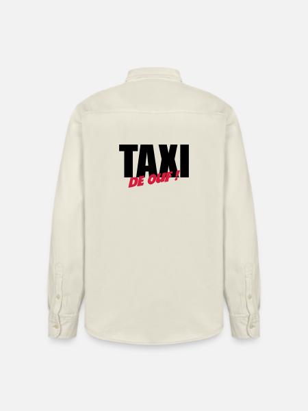 Taxi de ouf ! - Chemise unisexe coupe décontractée bio Stanley/Stella - écru doux