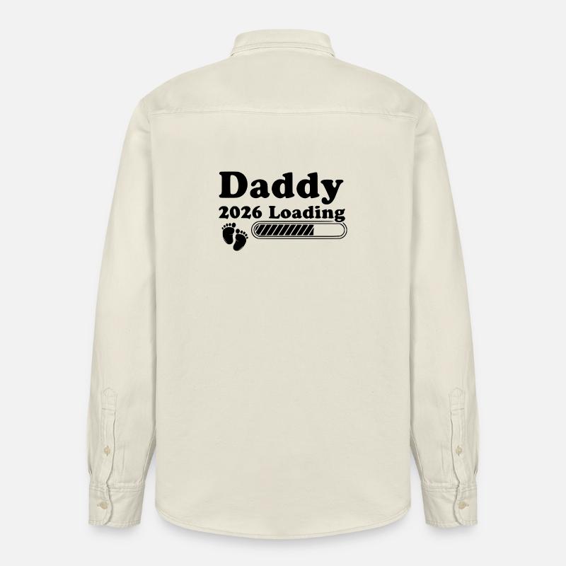 Daddy 2026 Loading - Relaxed Fit Unisex Organic Hemd von Stanley/Stella - Natur