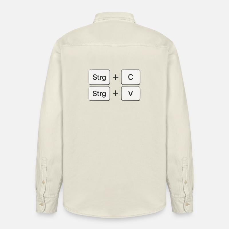 Copy + Paste | Copy + Paste - Relaxed Fit Unisex Organic Shirt by Stanley/Stella - soft Ecru