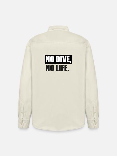 NO DIVE, NO LIFE. - Relaxed Fit Unisex Organic Hemd von Stanley/Stella - Natur