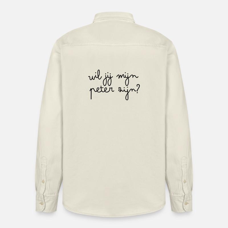 Willst du mein Pate sein? - Relaxed Fit Unisex Organic Hemd von Stanley/Stella - Natur