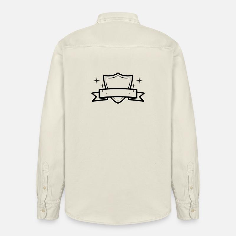 Équipe - Idée cadeau - Symboles - Chemise unisexe coupe décontractée bio Stanley/Stella - écru doux