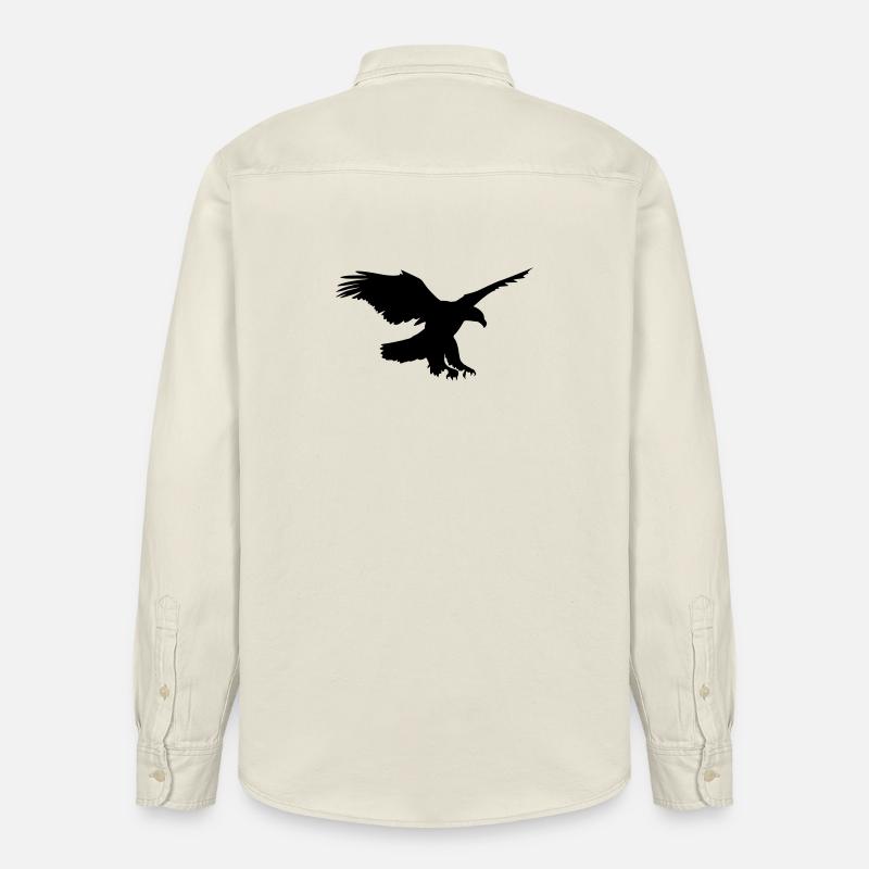 Adler - Relaxed Fit Unisex Organic Hemd von Stanley/Stella - Natur