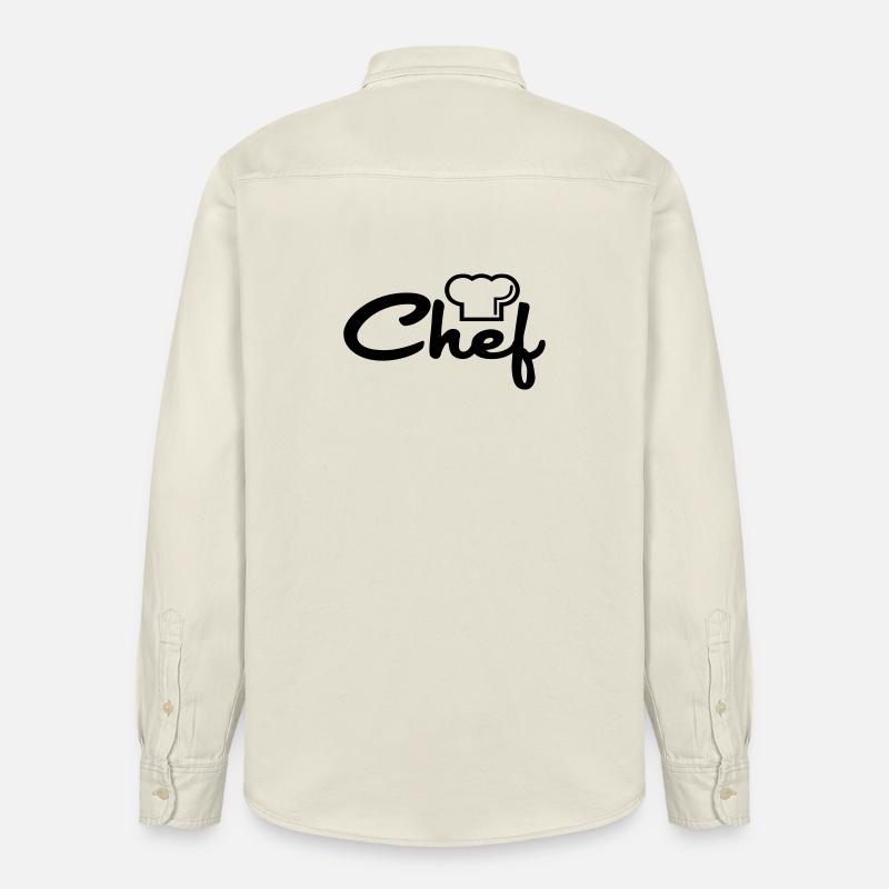 Chef - Chemise unisexe coupe décontractée bio Stanley/Stella - écru doux