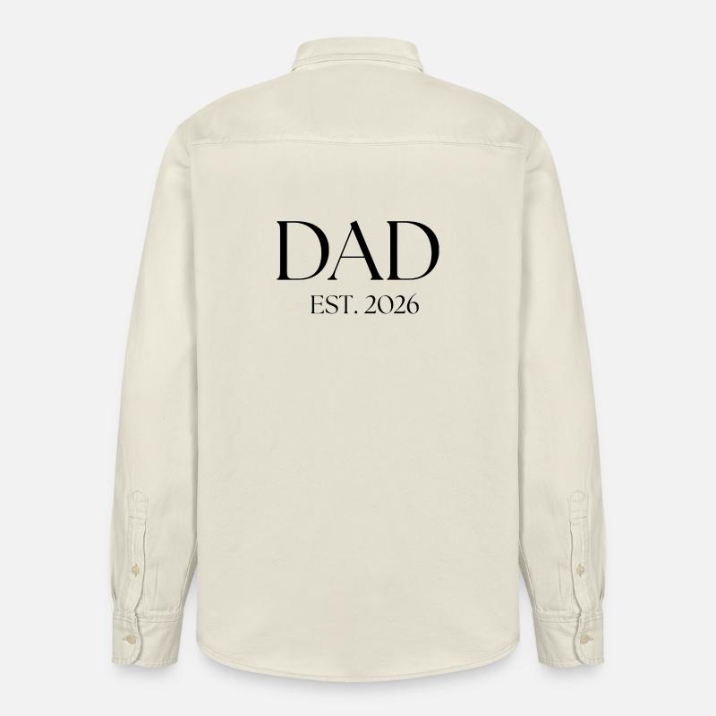 Dad soon - Relaxed Fit Unisex Organic Hemd von Stanley/Stella - Natur
