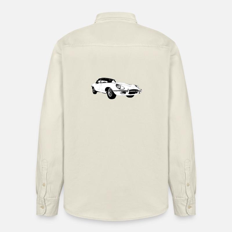 E Typ jag - Relaxed Fit Unisex Organic Hemd von Stanley/Stella - Natur