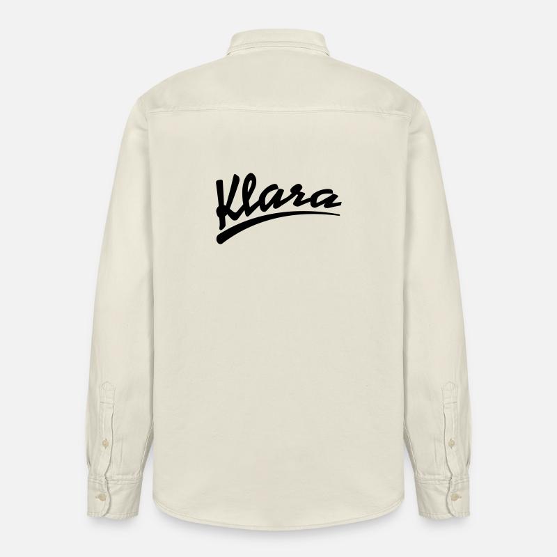 Klara - Relaxed Fit Unisex Organic Hemd von Stanley/Stella - Natur