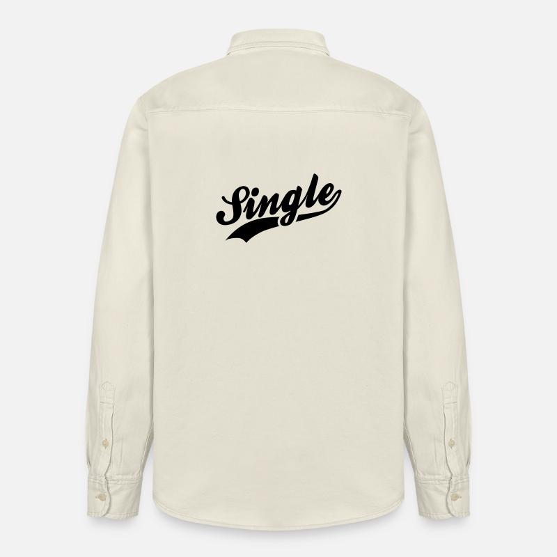 Single - Stanley/Stella unisex skjorte afslappet pasform økologisk - blød ecru