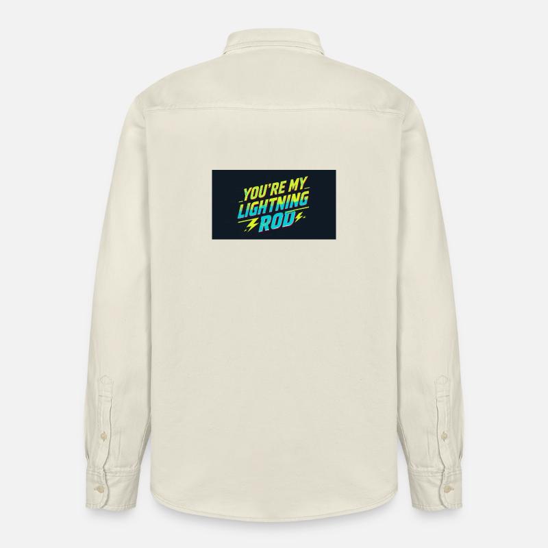 Du bist mein Blitzableiter - Relaxed Fit Unisex Organic Hemd von Stanley/Stella - Natur