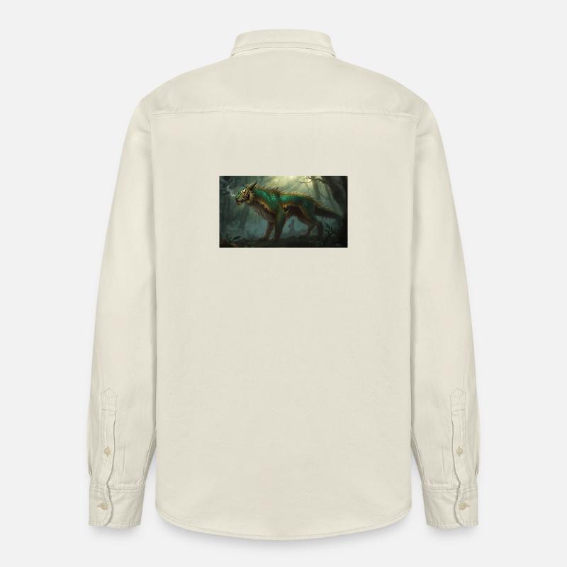 Drachentiger 2 - Relaxed Fit Unisex Organic Hemd von Stanley/Stella - Natur