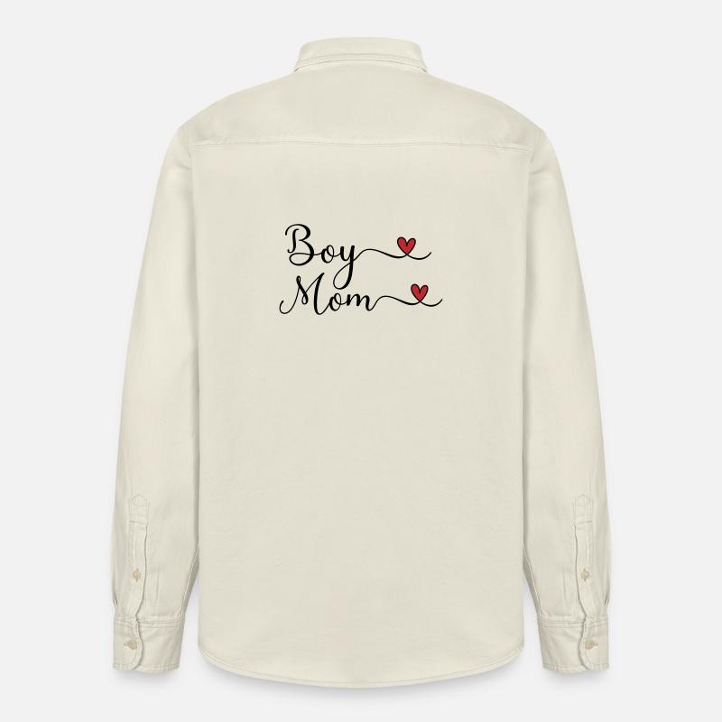 Maman garçon - Chemise unisexe coupe décontractée bio Stanley/Stella - écru doux