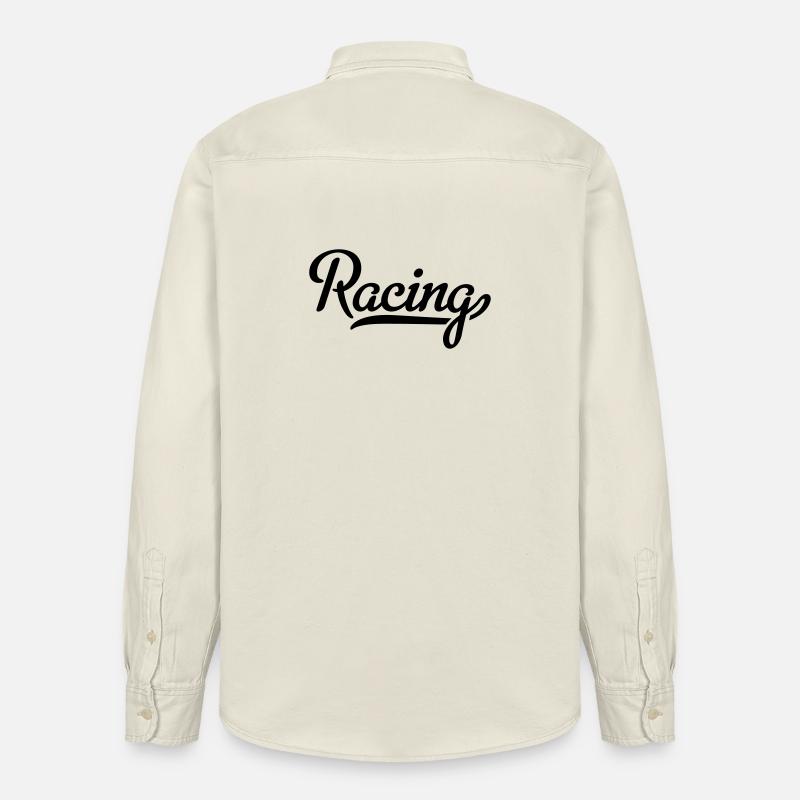 6061912 121984375 racing - Chemise unisexe coupe décontractée bio Stanley/Stella - écru doux
