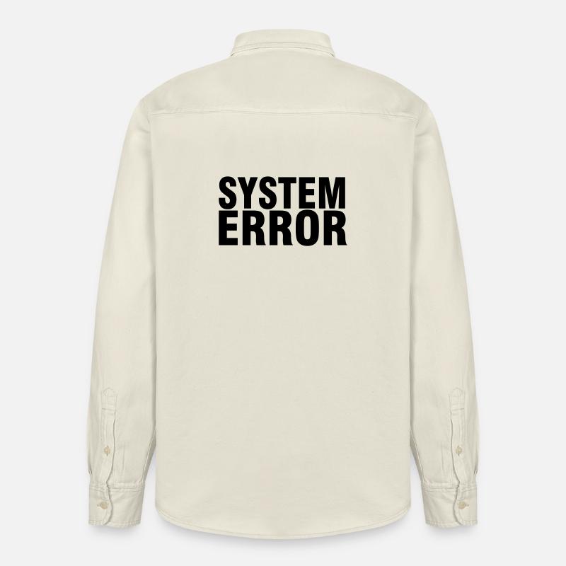 Défaillance du système - Chemise unisexe coupe décontractée bio Stanley/Stella - écru doux