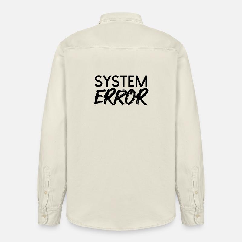 Systemfehler  - Relaxed Fit Unisex Organic Hemd von Stanley/Stella - Natur