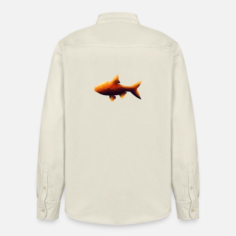 Roach - Relaxed Fit Unisex Organic Shirt by Stanley/Stella - soft Ecru