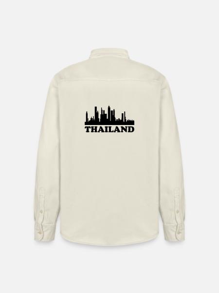 Skyline de Thaïlande - Chemise unisexe coupe décontractée bio Stanley/Stella - écru doux
