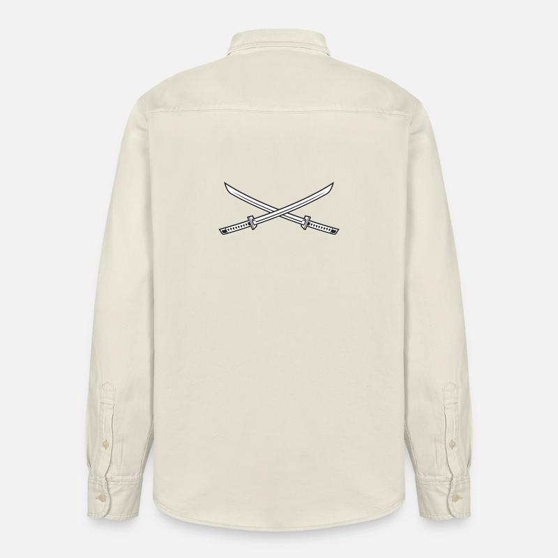 Samurai épée - L’épée Ninja - Chemise unisexe coupe décontractée bio Stanley/Stella - écru doux