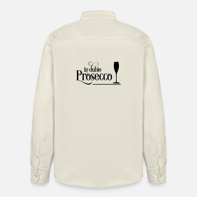 Prosecco - Chemise unisexe coupe décontractée bio Stanley/Stella - écru doux