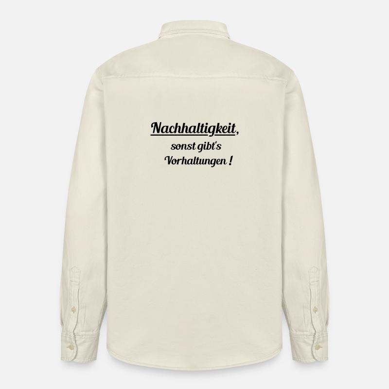 Nachhaltig oder Vorhaltungen - Relaxed Fit Unisex Organic Hemd von Stanley/Stella - Natur