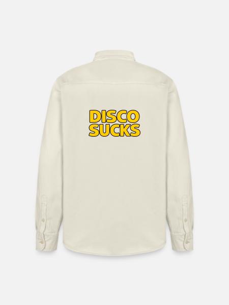 Disco Sucks - Relaxed Fit Unisex Organic Shirt by Stanley/Stella - soft Ecru