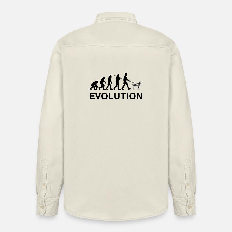 évolution - Chemise unisexe coupe décontractée bio Stanley/Stella - écru doux