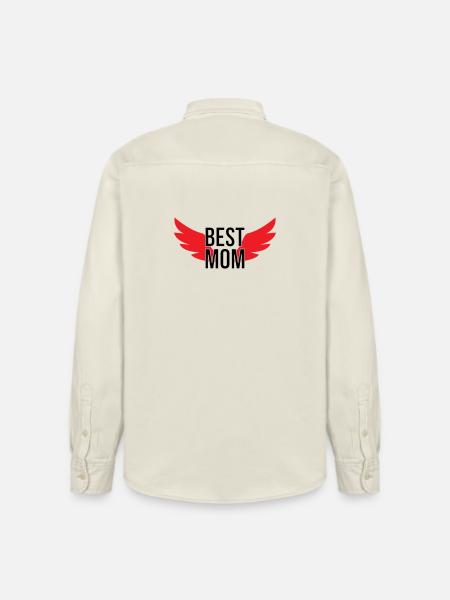 Best Mom - Mother's Day - Relaxed Fit Unisex Organic Shirt by Stanley/Stella - soft Ecru