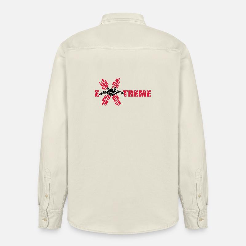 skydiver extreme - Relaxed Fit Unisex Organic Hemd von Stanley/Stella - Natur