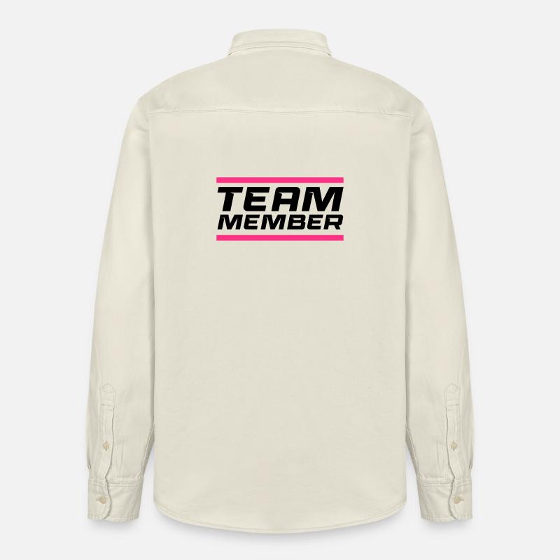 Team Member - Relaxed Fit Unisex Organic Hemd von Stanley/Stella - Natur