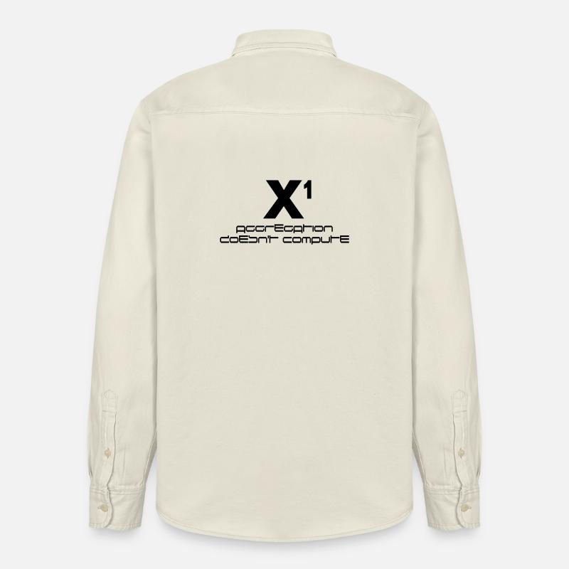 X hoch eins – aggregation doesn't compute - Relaxed Fit Unisex Organic Hemd von Stanley/Stella - Natur