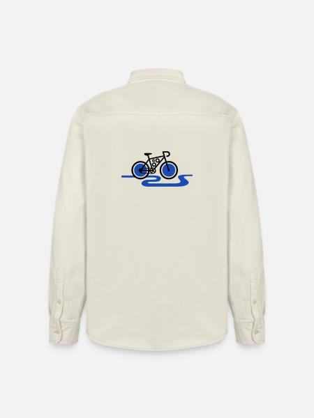Modern E-Bike Gear Motor - Relaxed Fit Unisex Organic Shirt by Stanley/Stella - soft Ecru