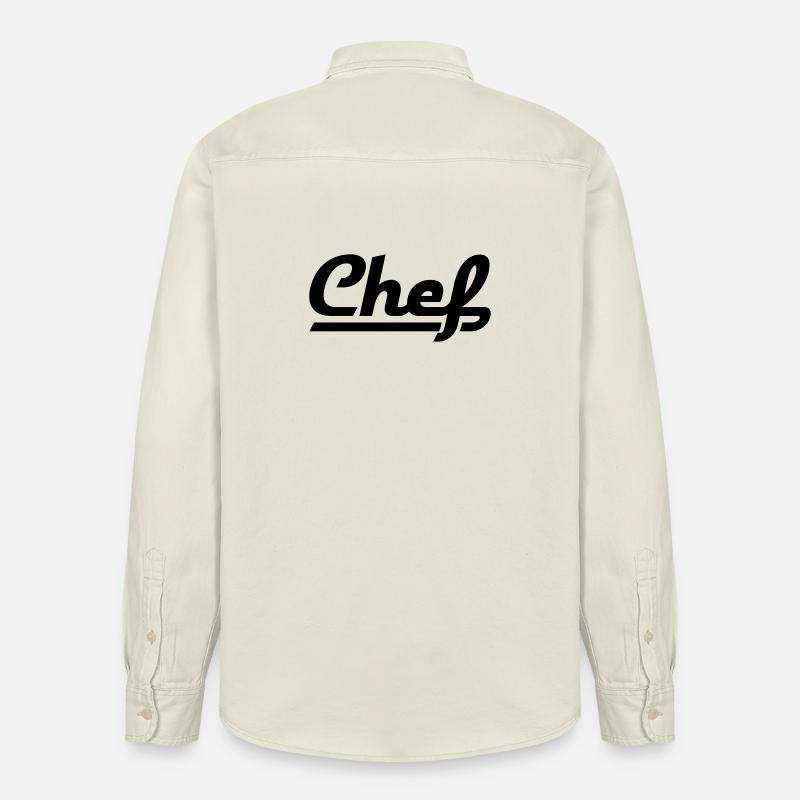 Chef - Chemise unisexe coupe décontractée bio Stanley/Stella - écru doux