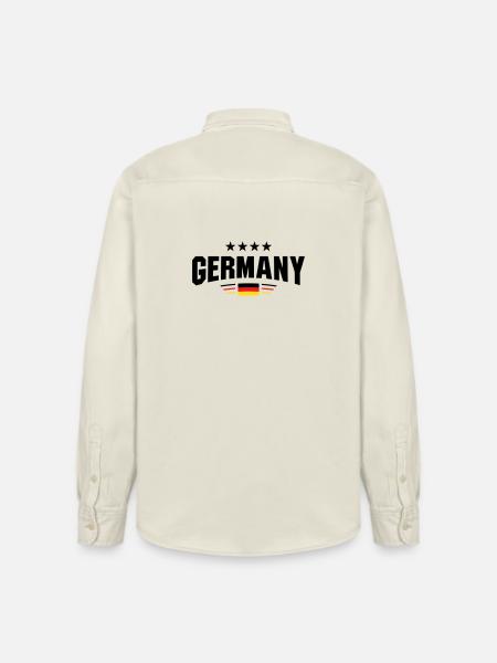 Germany Fan Curve - Relaxed Fit Unisex Organic Shirt by Stanley/Stella - soft Ecru